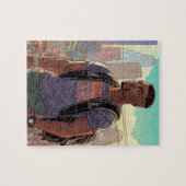 Beau Puzzle des hommes noirs (Horizontal)