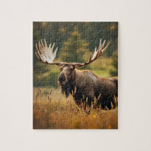 Beau Puzzle Moose Jigsaw