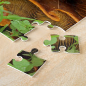 Beau puzzle orange de champignon (Côté)