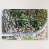 Beau puzzle rose de voûte de fleur (Horizontal)