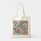Beau Ramen Jigsaw Puzzle Sac fourre-tout (Dos)