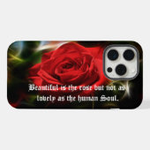 Beau Red Rose iPhone / coque ipad (Verso Horizontal)