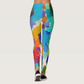 Beau Résumé Design Leggings (Dos)