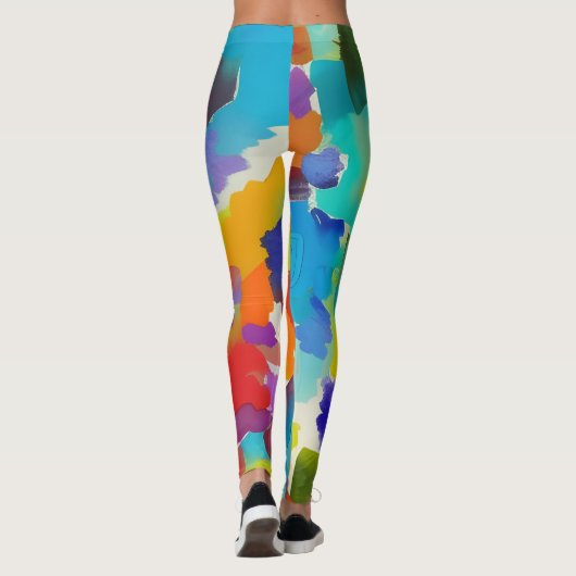 Beau Résumé Design Leggings (Dos)