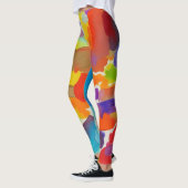 Beau Résumé Design Leggings (Gauche)