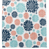 Beau rideau de douche Floral Design (Devant)