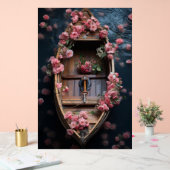 Beau Rose Boat Acrylique (Mariage)