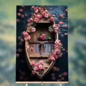 Beau Rose Boat Acrylique (Neutre)