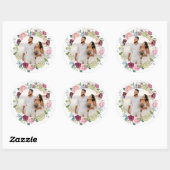 Beau Rose Spray Mariage photo Sticker (Feuille)