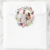 Beau Rose Spray Mariage photo Sticker (Sac)