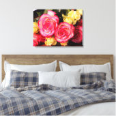 Beau Roses de toile enveloppé (Insitu(Chambre))