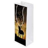 Beau sac cadeau Equine personnalisé (Dos Angle)