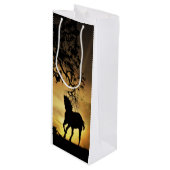 Beau sac cadeau Equine personnalisé (Devant Angle)