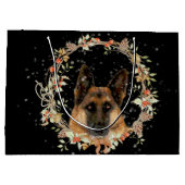 Beau sac de cadeau de berger allemand (Dos)