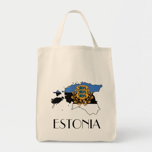 Beau sac d'épicerie Estonie! (Devant)