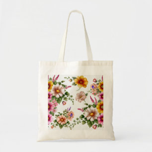 beau sac design de fleurs
