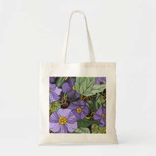 Beau Sac fourre-tout de croquis floraux