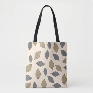 Beau sac fourre-tout feuille motif