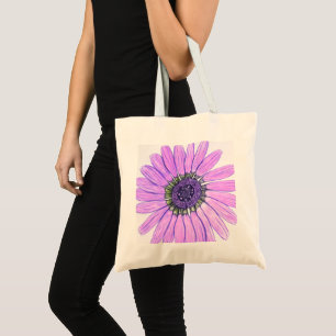 Beau Sac fourre-tout Fleur Croché À La Main