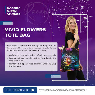 Beau Sac fourre-tout Fleurs Vivid