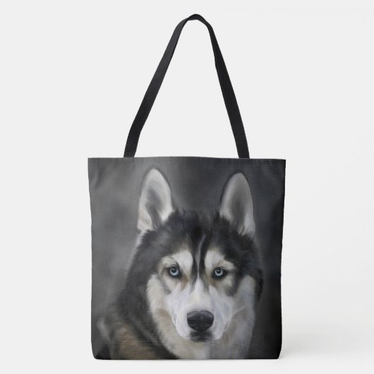 Beau Sac fourre-tout Husky Sibérien (Devant)