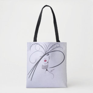 Beau sac fourre-tout noir et blanc à mode