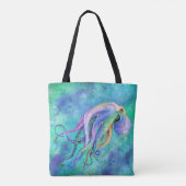 Beau Sac fourre-tout octopus couleur (Dos)