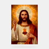 Beau Sacré Coeur Religieux de Jésus (Recto)