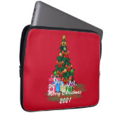 Beau sapin de Noël Burgundy Electronics sac (Devant droit)