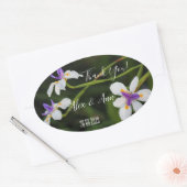 Beau Sauvage Iris Fleurs de mariage Favor Sticker (Enveloppe)