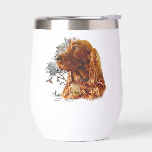 Beau Setter irlandais, Art (Gauche)