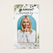 Beau Signet funéraire commémoratif des Eucalyptus (Devant)