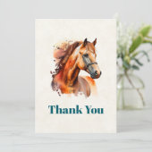 Beau Sorrel Horse Portrait Merci (Debout devant)