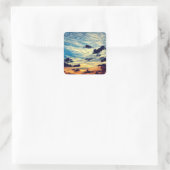 Beau Sticker Carré Sky (Sac)