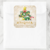 Beau Sticker de Noël avec neige mousseuse (Sac)