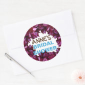 Beau Sticker Fête des mariées Fleurs (Enveloppe)