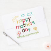 Beau Sticker pour la fête des mères (Enveloppe)