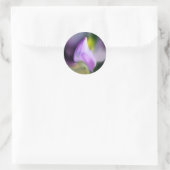 Beau Sticker rond d'impression de fleurs (Sac)