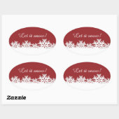 Beau Sticker Snowflakes (Feuille)