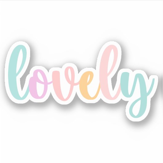 Beau Sticker Vinyl Coupé Sur Mesure (Devant)