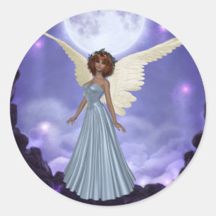 Beau Stickers Angel Bleu