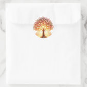 Beau Stickers Arbre En Forme De Coeur (Sac)