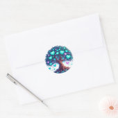 Beau Stickers Arbre En Forme De Coeur (Enveloppe)