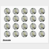 Beau Stickers Carnation Blanche (Feuille)