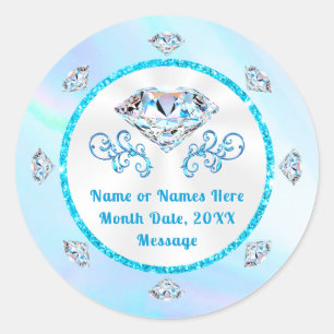 Beau Stickers Diamond. Sélectionner la taille et l