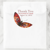 Beau Stickers Mariage Papillon (Sac)