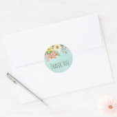 Beau Stickers Merci Blooms (Enveloppe)