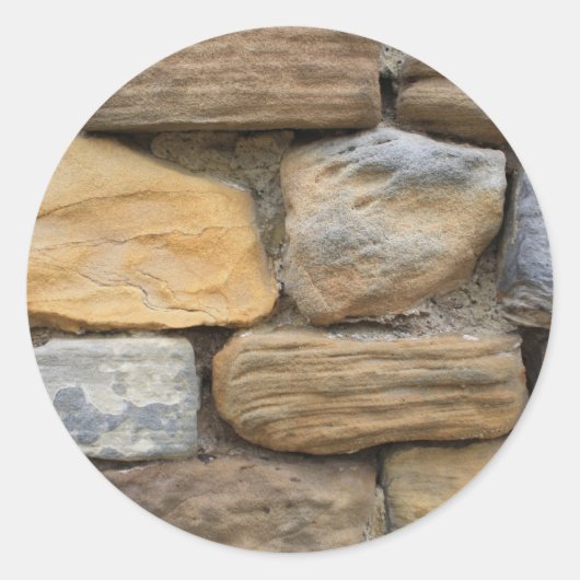 Beau Stickers Mur de Pierre (Devant)