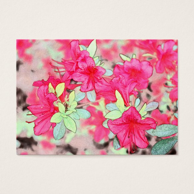 Beau style d'art rose azalea fleurs blanc (Devant)