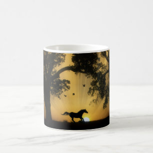 Beau Surreal Runse Horse Coffee Mug